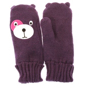 Girls Purple Gloves
