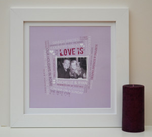 Personalised print for a Partner