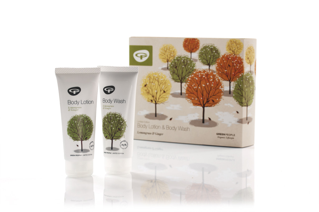 Green People Lemongrass & Ginger Body Lotion & Body Wash Pack