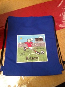 Bang On The Door Football Crazy kit bag