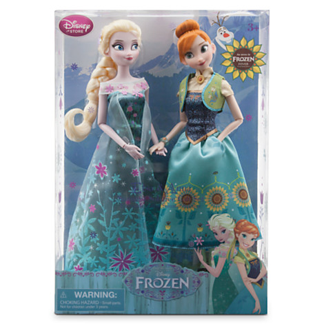 Frozen Fever Anna And Elsa Doll Set